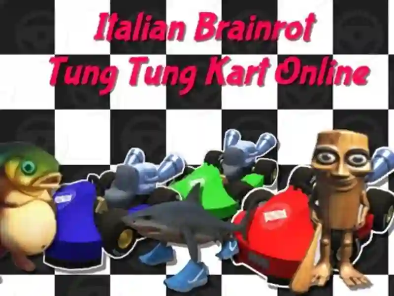 Trò chơi Ý Brainrot Tung Tung Kart trực tuyến trực tuyến