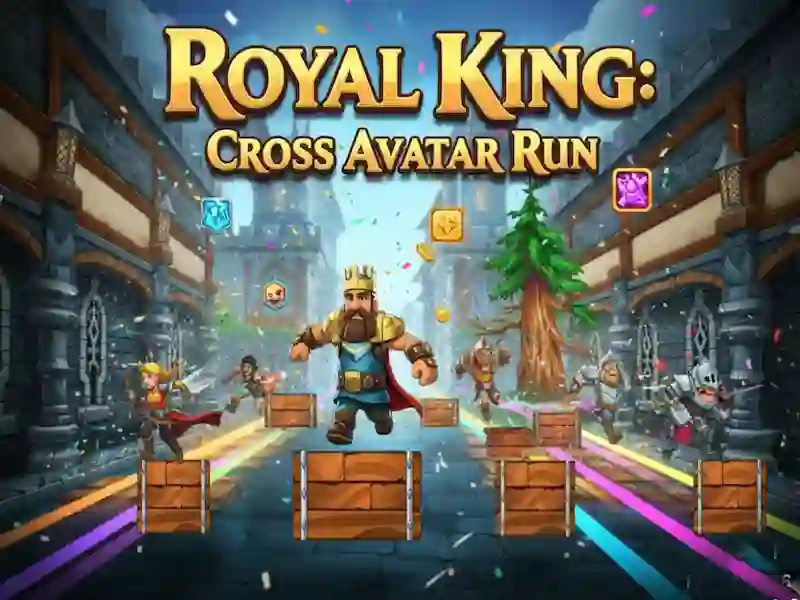 Trò chơi Vua Hoàng Gia: Cross Avatar Run trực tuyến