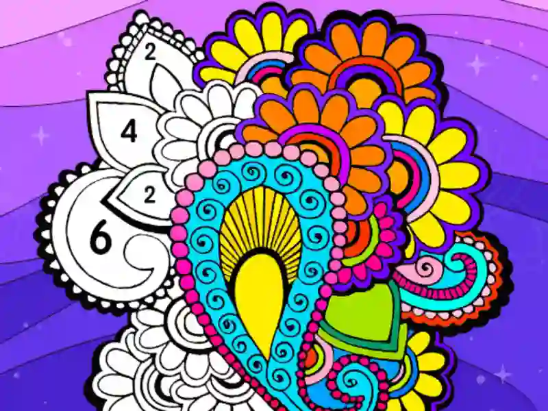 Trò chơi Màu Quạt Màu Theo Số trực tuyến