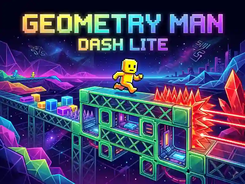 Trò chơi Geometry Man Dash Lite trực tuyến