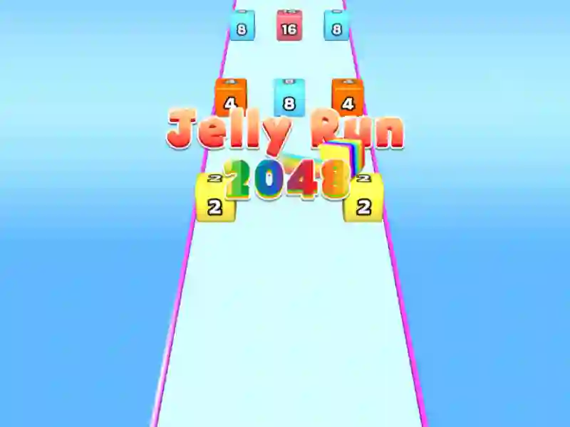 Trò chơi Jelly chạy 2048 trực tuyến