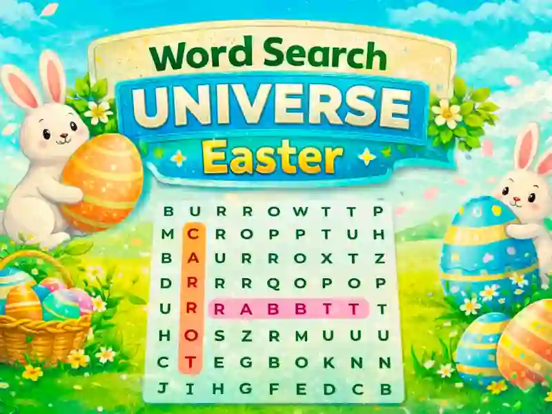 Trò chơi Word Search Universe Easter trực tuyến