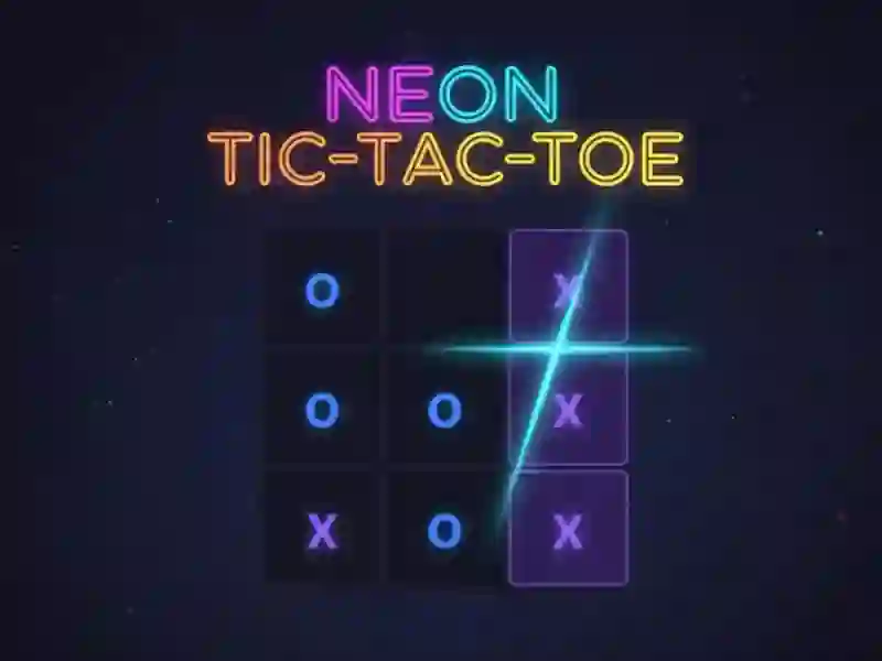 Trò chơi Neon Tic-Tac-Toe trực tuyến