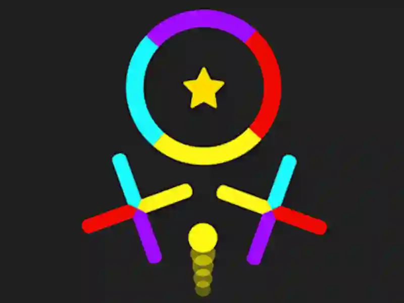 Trò chơi Bóng nhảy chuyển màu trực tuyến