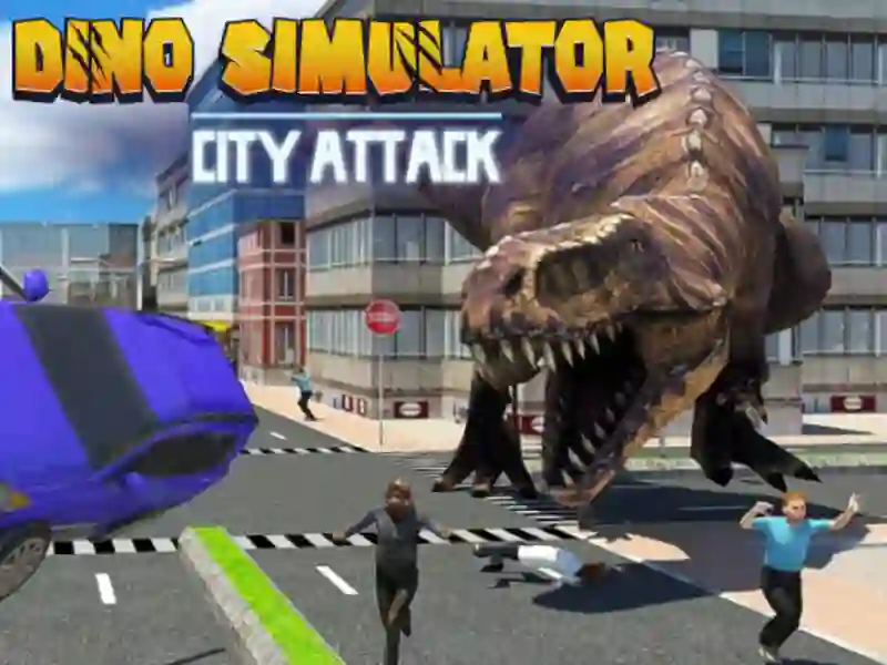 Trò chơi Dino Simulator City Attack trực tuyến