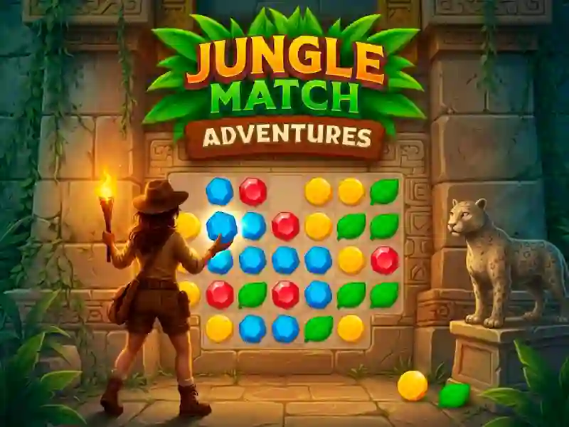 Trò chơi Jungle Match Adventures trực tuyến