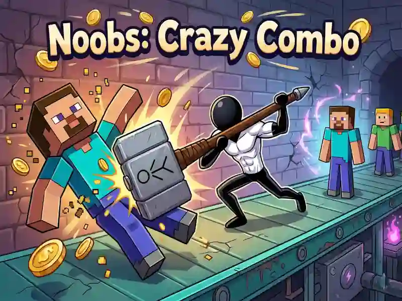 Trò chơi Noobs: Crazy Combo trực tuyến