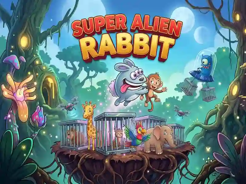 Trò chơi Super Alien Rabbit trực tuyến