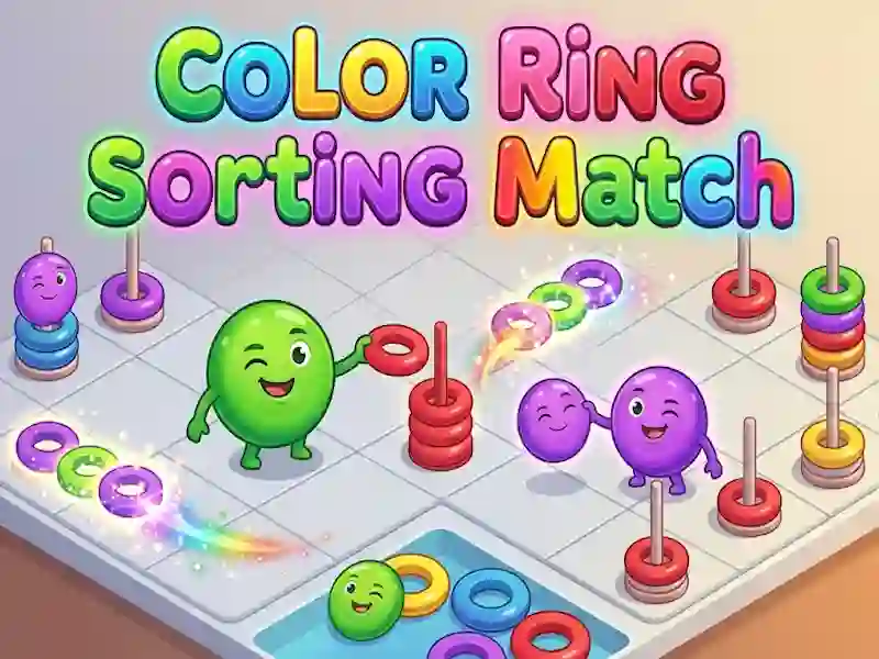 Trò chơi Color Ring Sorting Match trực tuyến