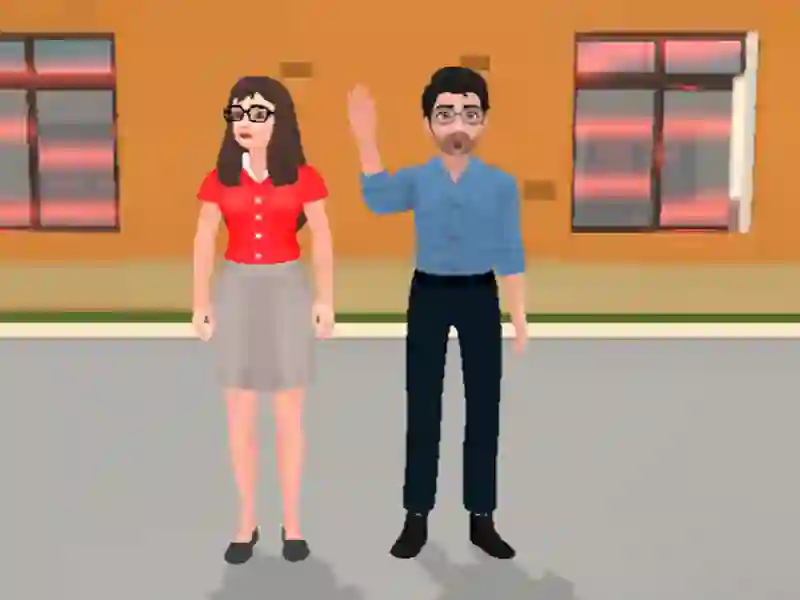 Trò chơi Câu chuyện của trường: Sim giáo viên trực tuyến