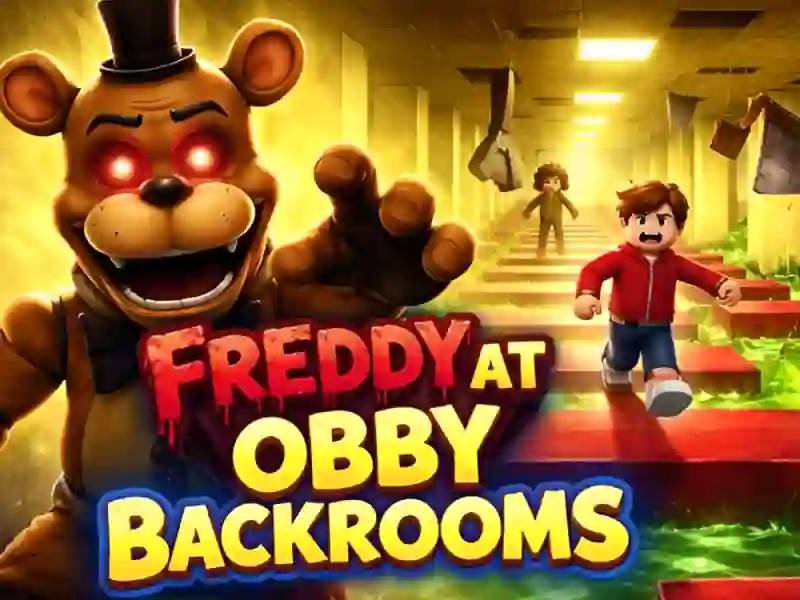 Trò chơi Freddy tại Obby Backrooms trực tuyến