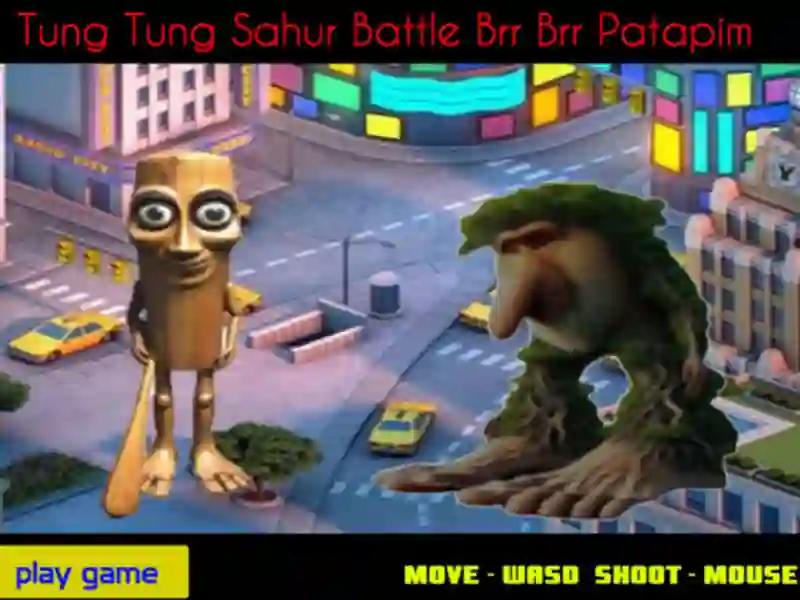 Trò chơi Tung Tung Sahur Battle brr brr patapim trực tuyến