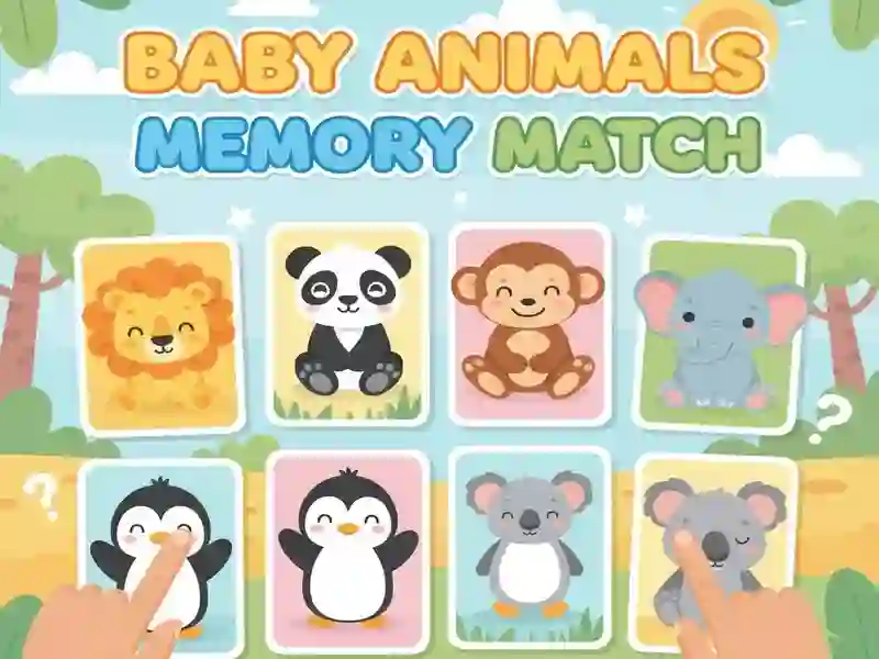 Trò chơi Trận đấu trí nhớ động vật bé trực tuyến Trò chơi Trận đấu trí nhớ động vật bé trực tuyến