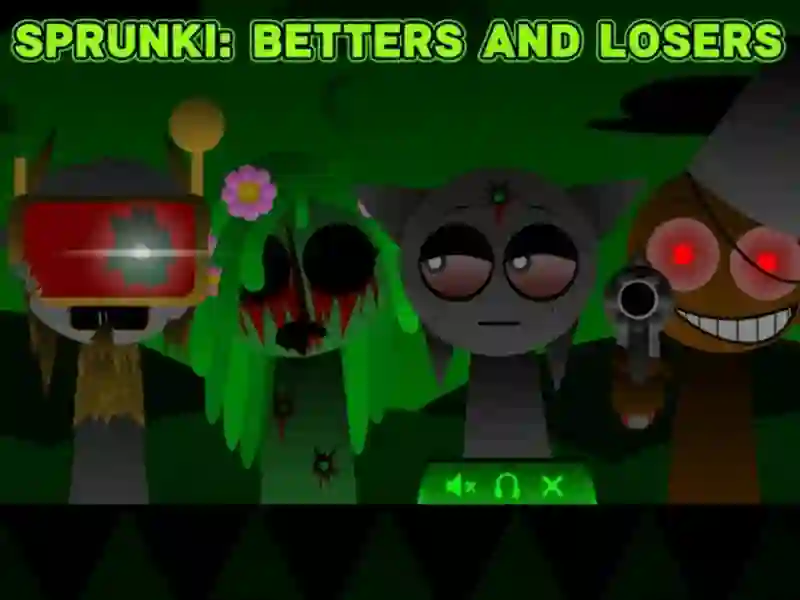 Trò chơi Sprunki: Tốt hơn và thua cuộc trực tuyến