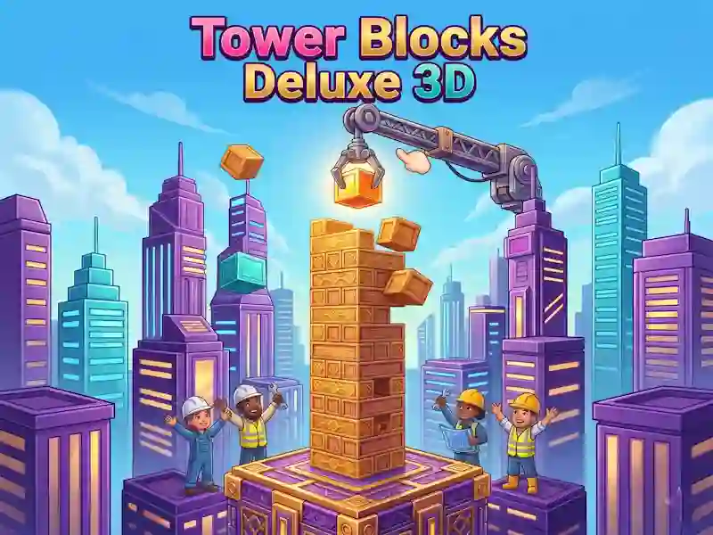 Trò chơi Tower Blocks Deluxe 3D trực tuyến