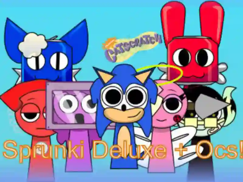 Trò chơi Sprunki Deluxe + Ocs! trực tuyến