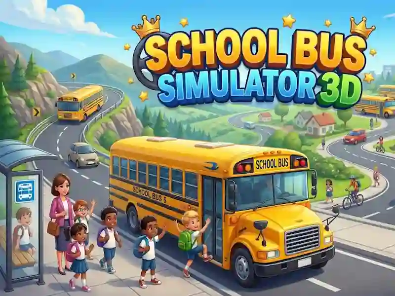 Trò chơi School Bus Simulator 3D trực tuyến