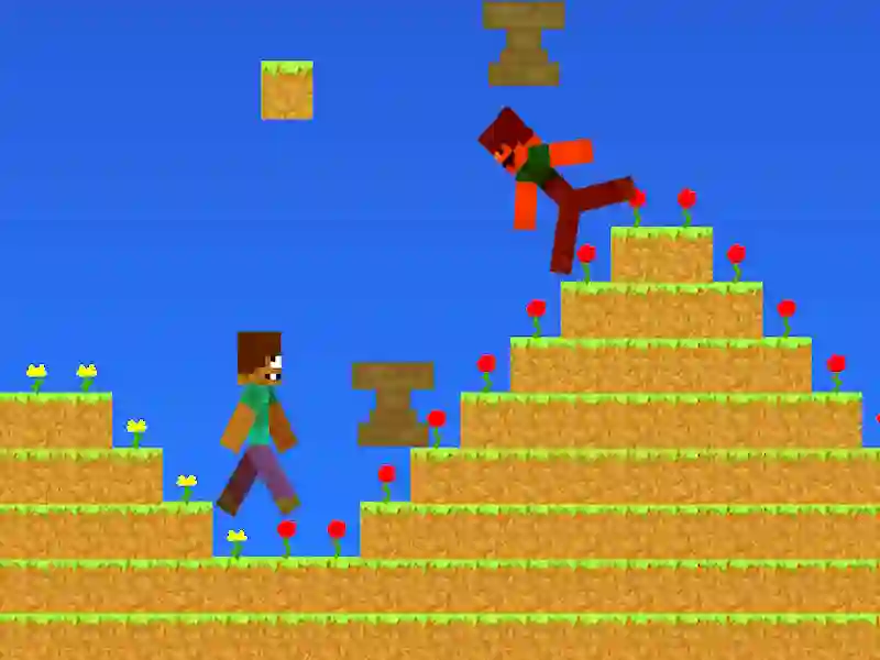 Trò chơi Noob vs pro nhưng minecraft mưa anvil trực tuyến