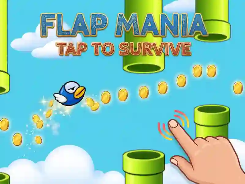 Trò chơi Flap Mania Nhấn để sống sót trực tuyến