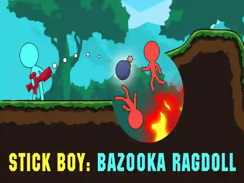Trò chơi Cậu bé Stick: Bazooka Ragdoll trực tuyến