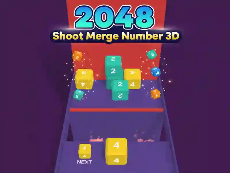 Trò chơi 2048 Bắn hợp nhất số 3D trực tuyến