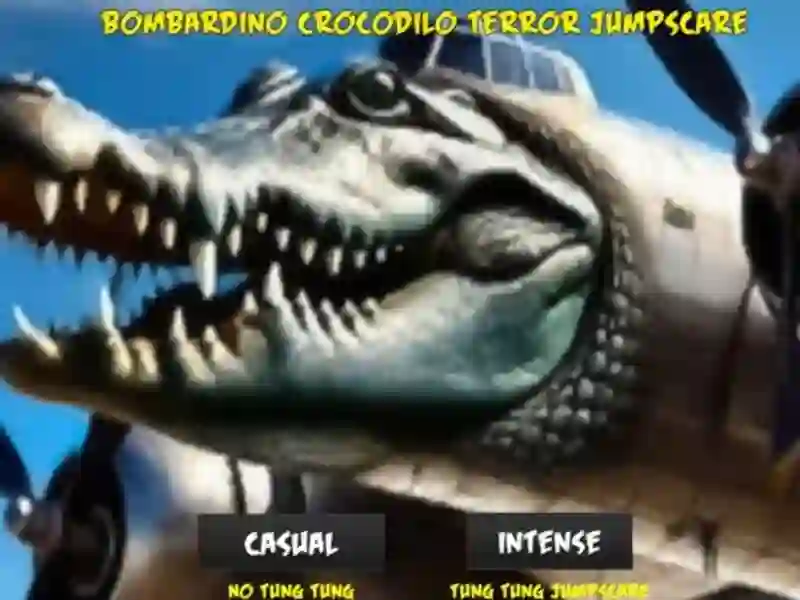 Trò chơi Bombardino crocodilo: Jumpscare khủng bố trực tuyến
