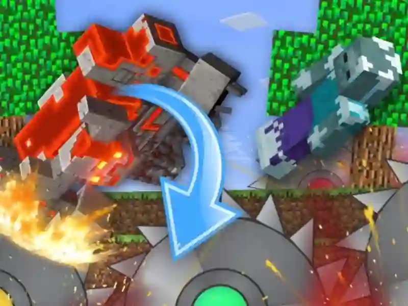 Trò chơi Trang trại Mob ở MineBlock! trực tuyến