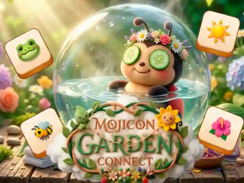 Trò chơi Mojicon Garden Connect trực tuyến