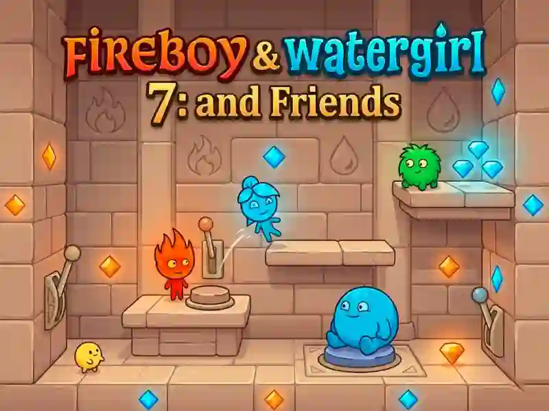 Trò chơi Fireboy & Watergirl 7: and Friends trực tuyến