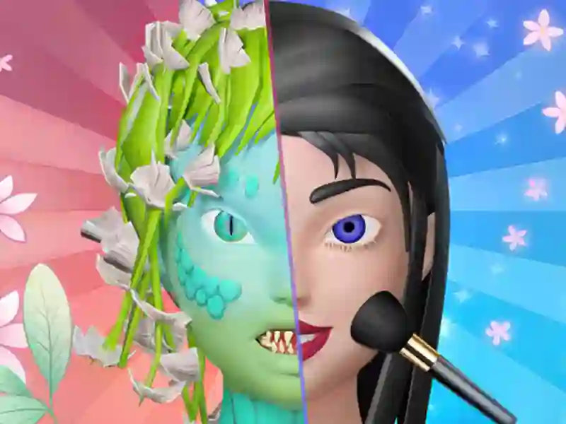 Trò chơi Monster Makeup 3D trực tuyến