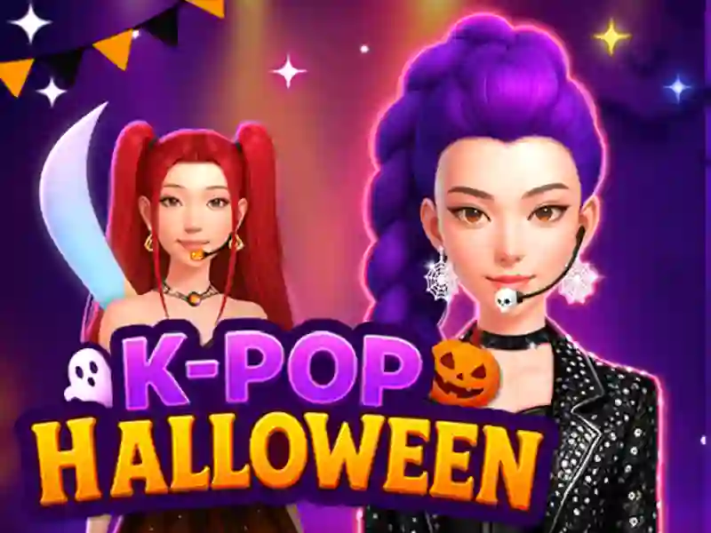 Trò chơi K Pop Hunter Thời trang Halloween trực tuyến