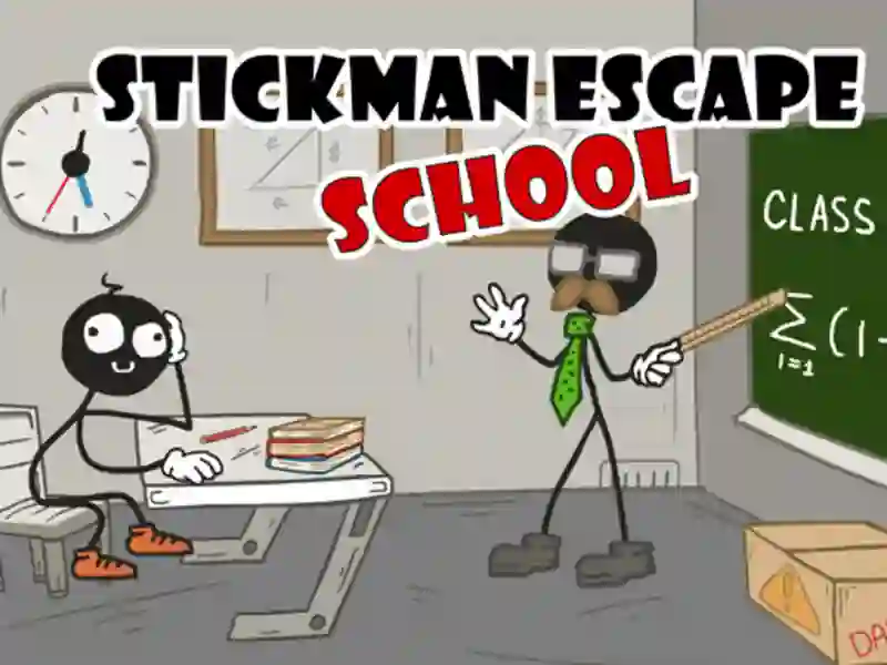 Trò chơi Stickman Escape School trực tuyến