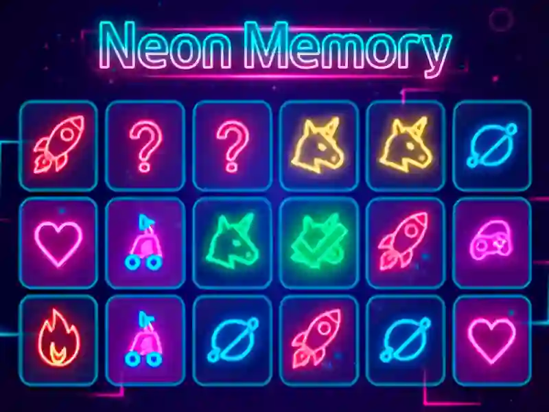 Trò chơi Ký ức neon trực tuyến