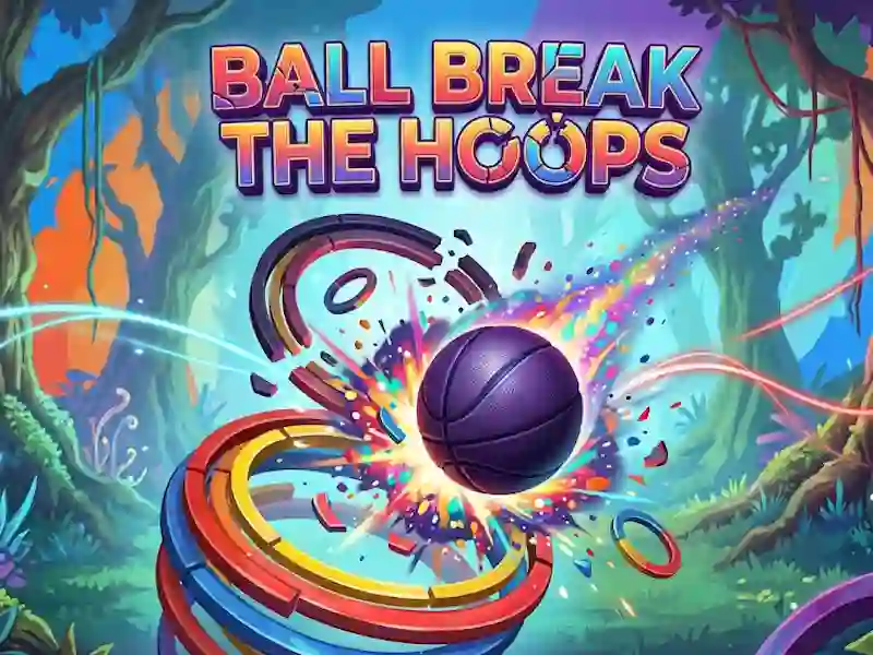 Trò chơi Ball Break The Hoops trực tuyến