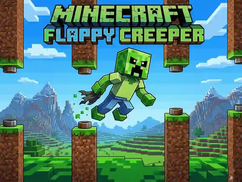 Trò chơi Minecraft Flappy Creeper trực tuyến