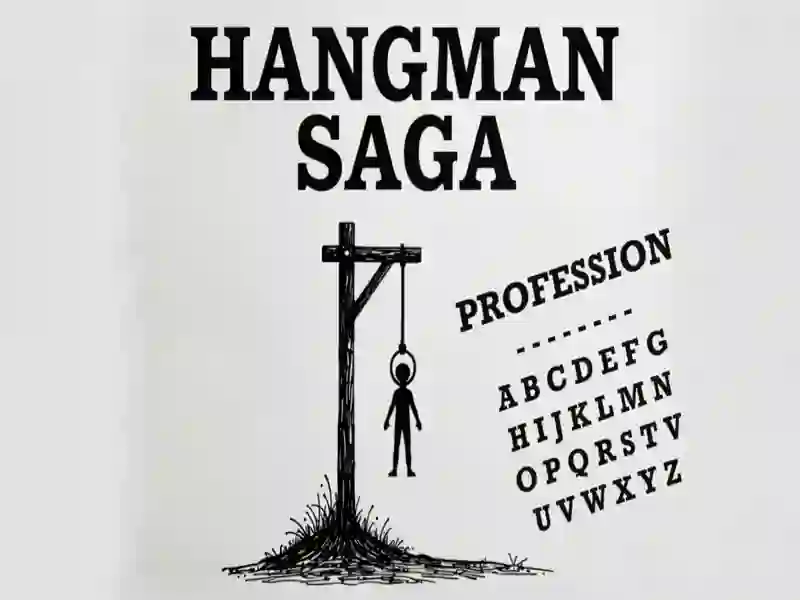 Trò chơi Hangman Saga trực tuyến Trò chơi Hangman Saga trực tuyến