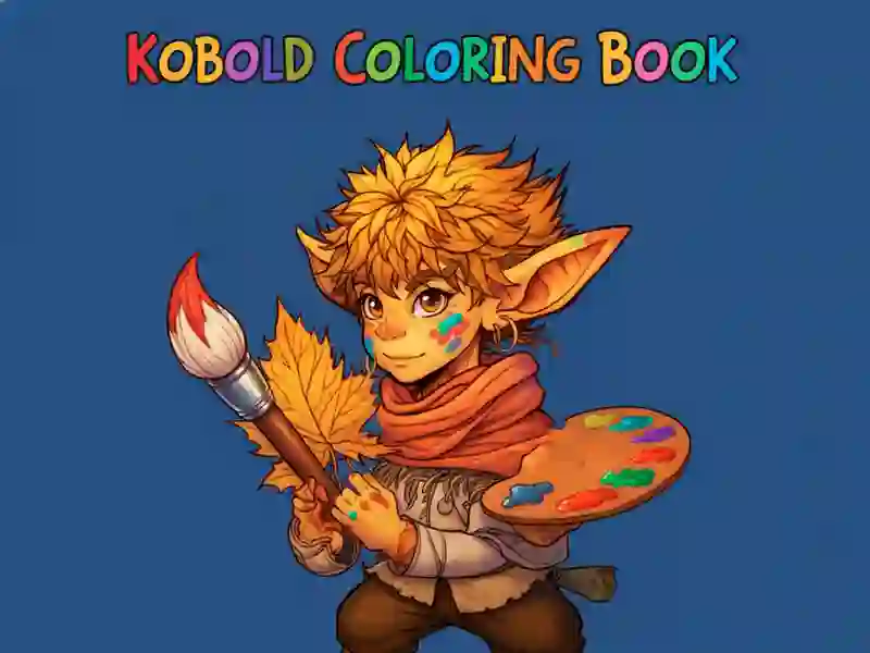 Trò chơi Sách tô màu Kobold trực tuyến