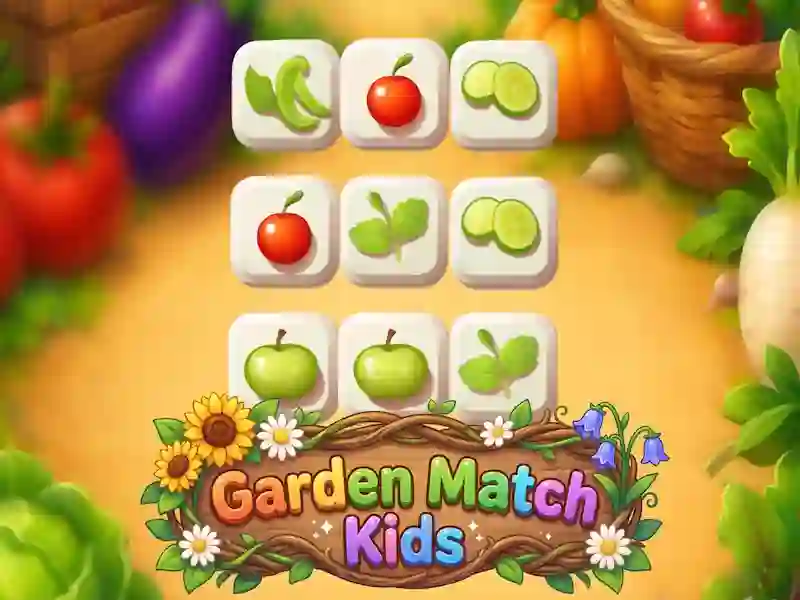 Trò chơi Garden Match Kids trực tuyến