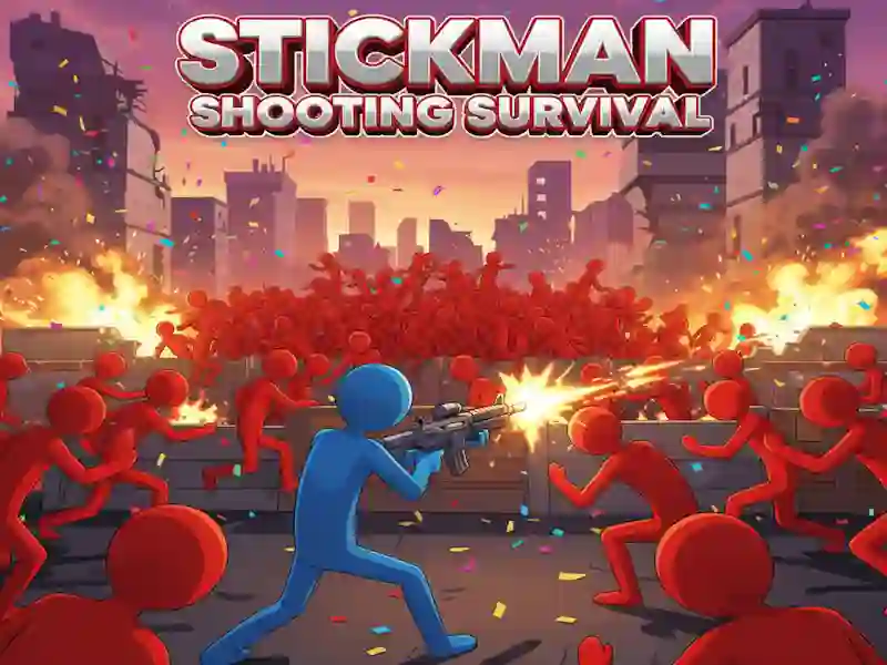 Trò chơi Stickman Bắn súng sinh tồn trực tuyến