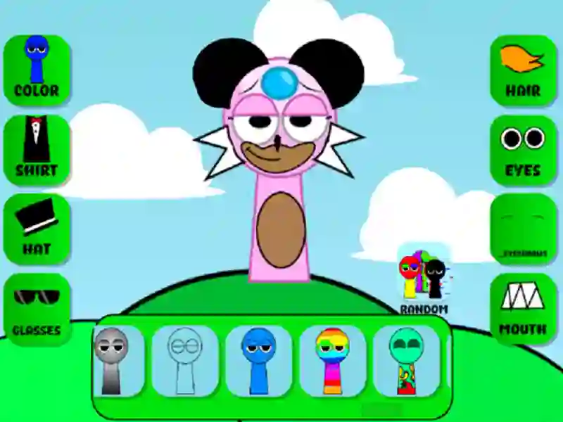 Trò chơi Nhà sản xuất nhân vật Sprunki OC trực tuyến