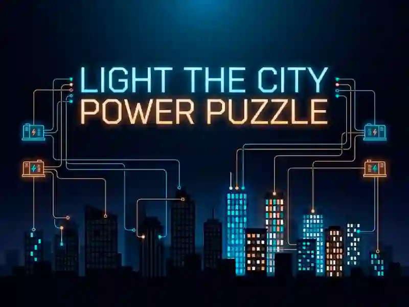 Trò chơi Light the City Power Puzzle trực tuyến