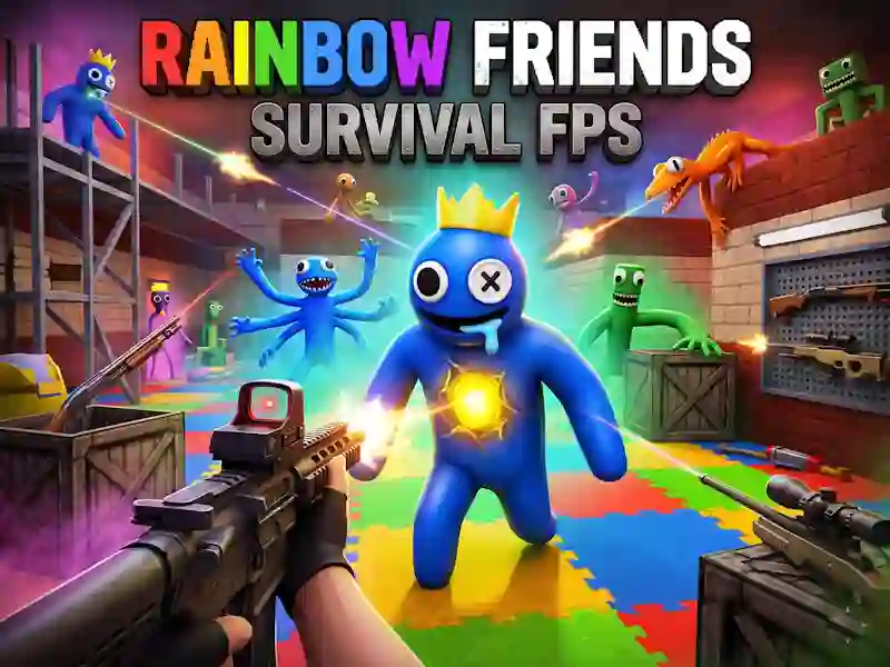 Trò chơi Rainbow Friends Survival FPS trực tuyến