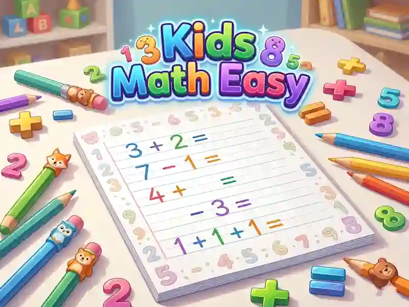 Trò chơi Kids Math Easy trực tuyến