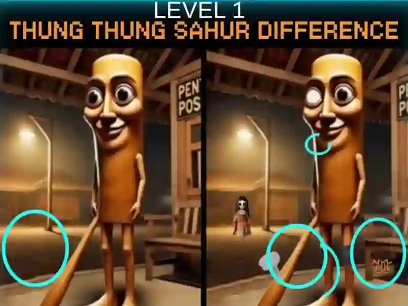Trò chơi Thung Thung Sahur Sự khác biệt trực tuyến Trò chơi Thung Thung Sahur Sự khác biệt trực tuyến