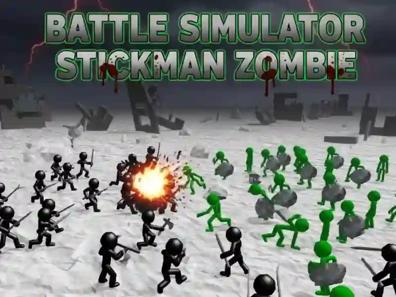 Trò chơi Trận chiến mô phỏng Stickman Zombie trực tuyến