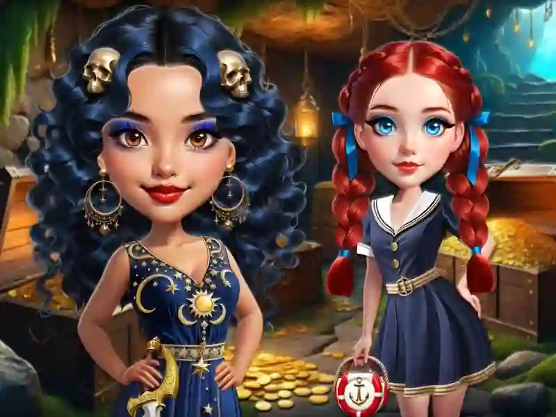 Trò chơi Thủy thủ Chic vs Pirate Charm trực tuyến