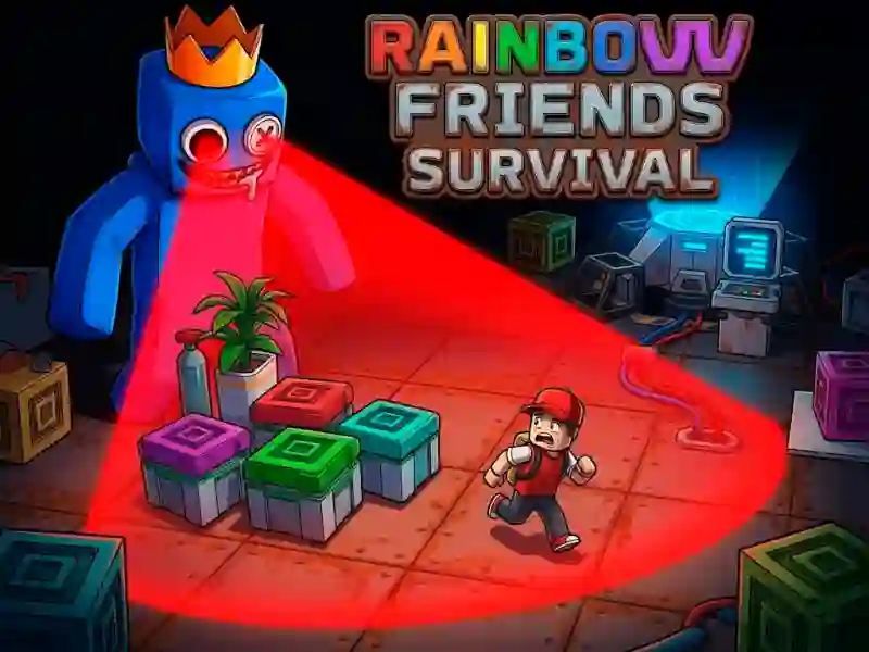 Trò chơi Rainbow Friends Survival trực tuyến