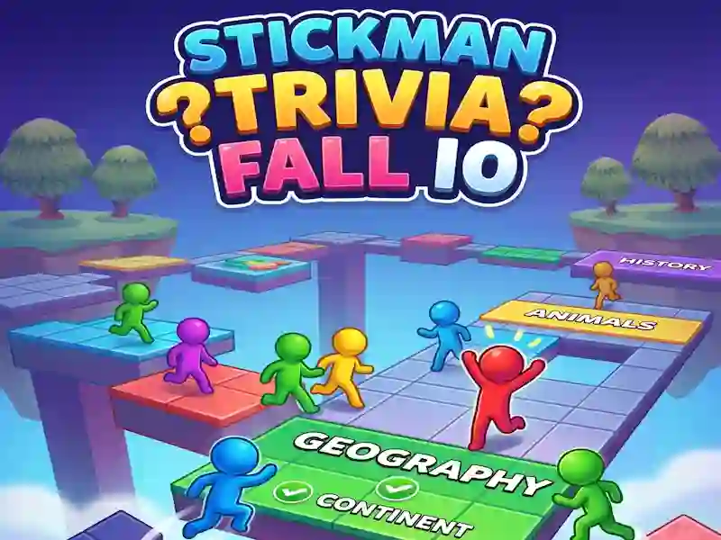 Trò chơi Stickman Trivia Fall IO trực tuyến