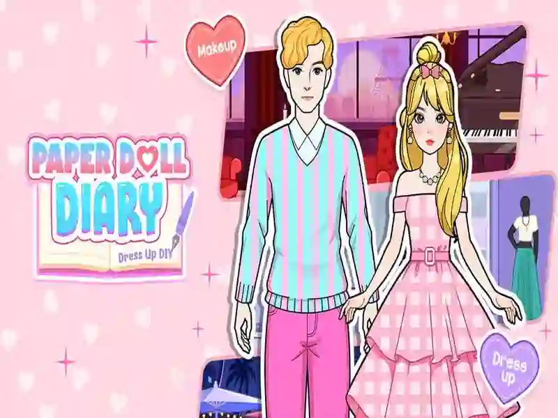 Trò chơi Nhật ký búp bê giấy: ăn mặc DIY trực tuyến Trò chơi Nhật ký búp bê giấy: ăn mặc DIY trực tuyến
