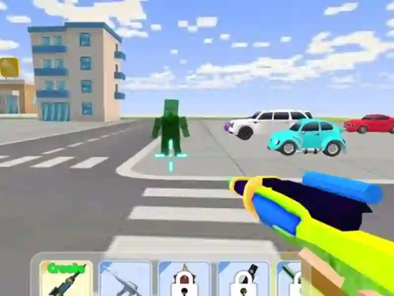 Trò chơi Người đàn ông thủ công vs TNT khổng lồ trực tuyến